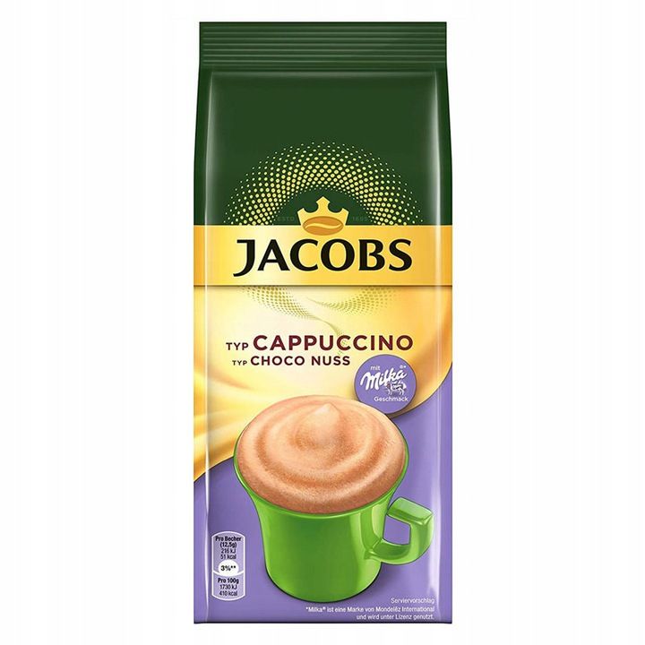 Czekolada na gorąco Jacobs Cappuccino Choco Nuss Milka 500g