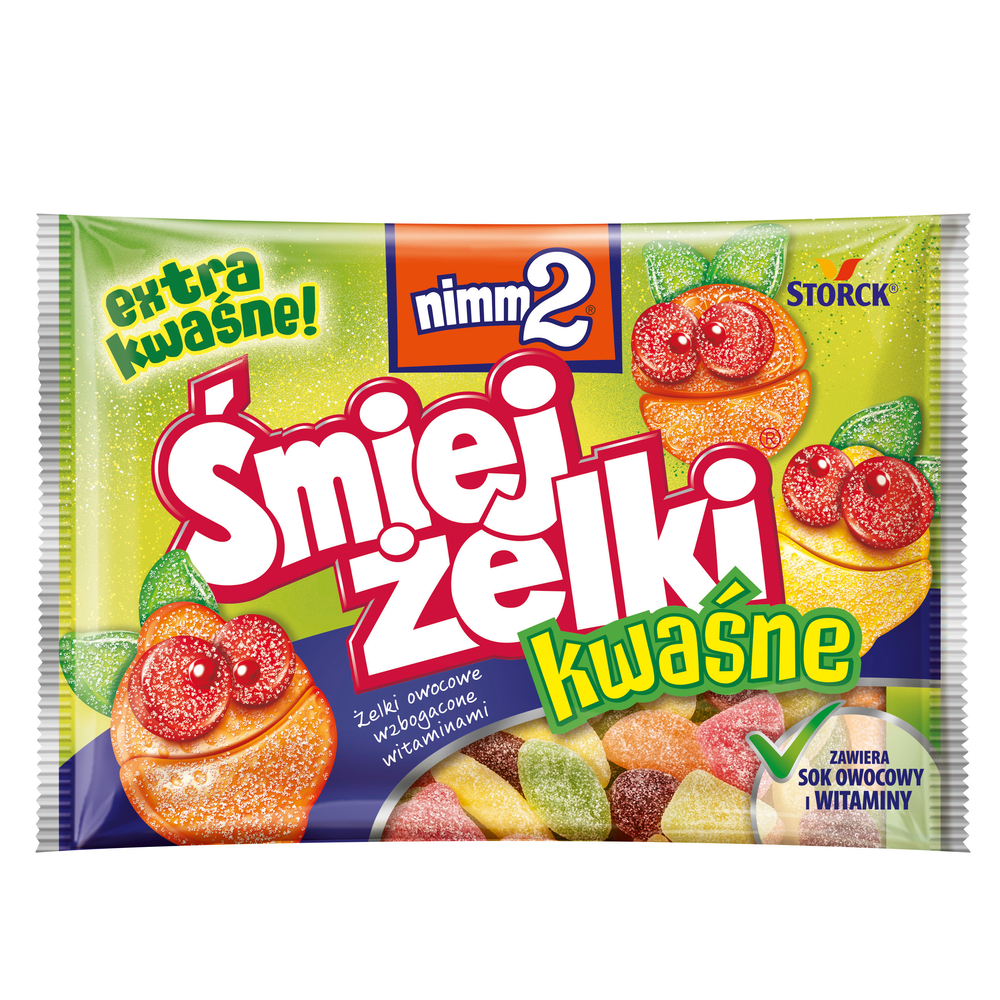 Kwaśne żelki Nimm2 Śmiejżelki Storck 100g