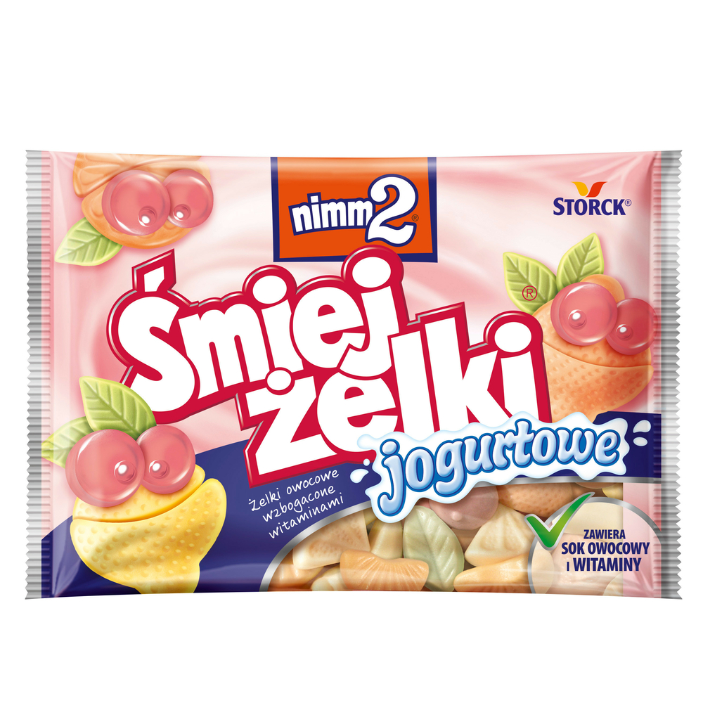 Żelki Śmiejżelki Nimm2 Jogurtowe Storck 100g