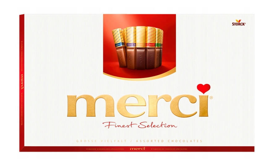 Bombonierka Merci Czekoladki Storck 400g