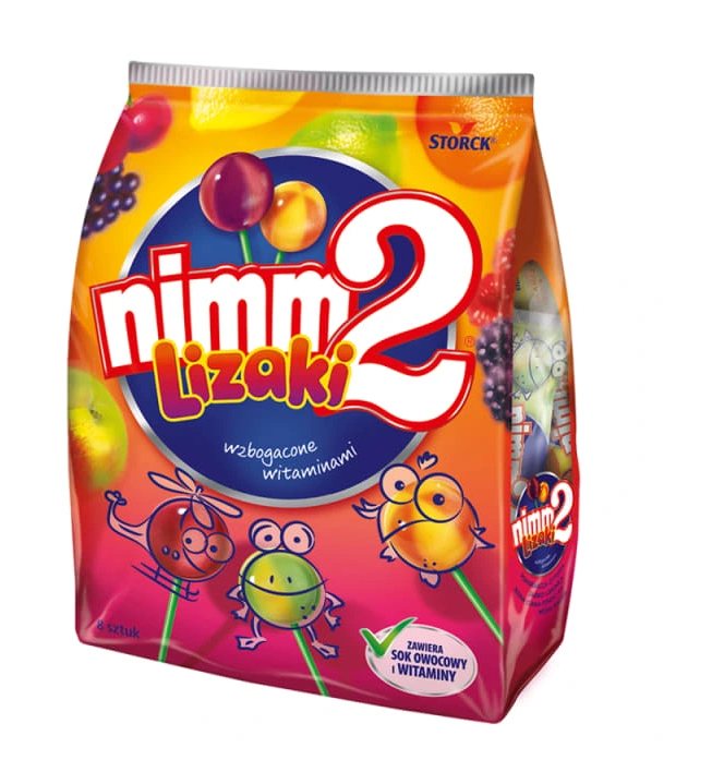 Lizaki owocowe Nimm2 mix smakowy 90g