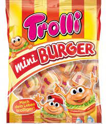 Żelki Trolli Hamburger mini Burger 170g 17 x 10g
