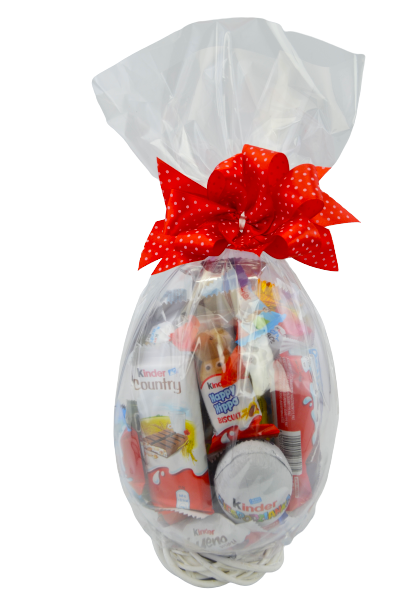 Zestaw słodyczy jajko akrylowe Kinder prezent dla dziecka XL