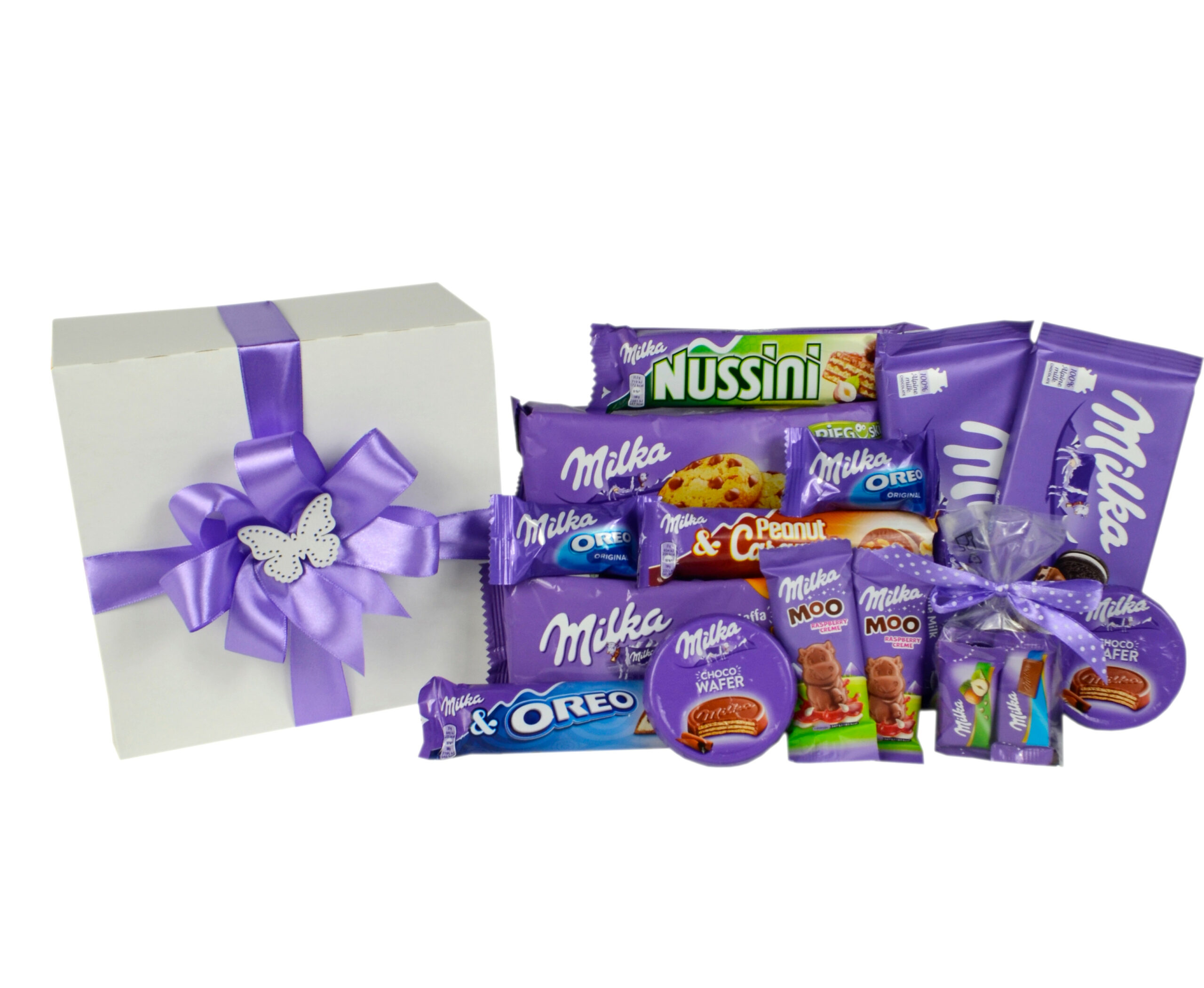 Zestaw słodyczy Milka box prezent na urodziny dla dziecka