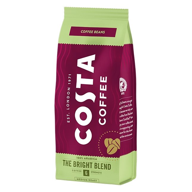 Kawa ziarnista Costa Coffee The Bright Blend 200g