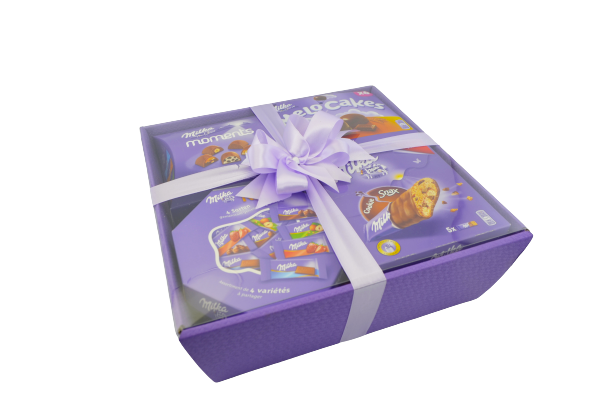 Zestaw prezentowy Milka box słodyczy dla dziecka na urodziny