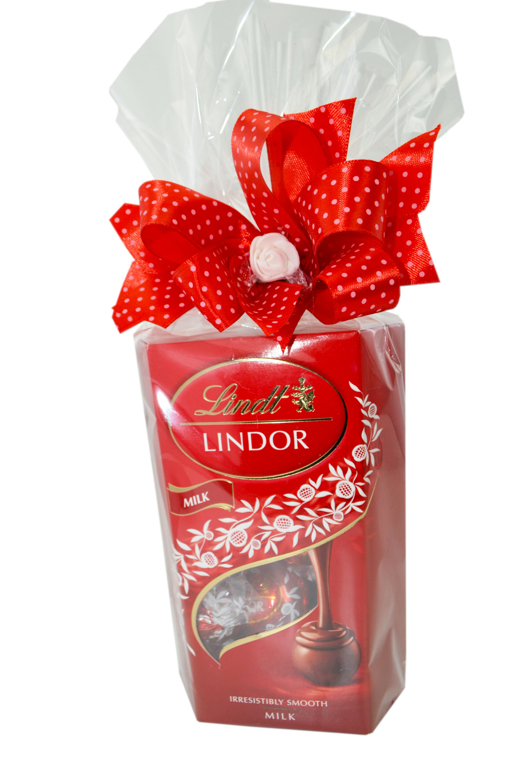 Bombonierka z kokardą Lindt Lindor 200g na prezent upominek