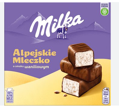 Zestaw słodyczy Milka dla dziecka paczka na urodziny