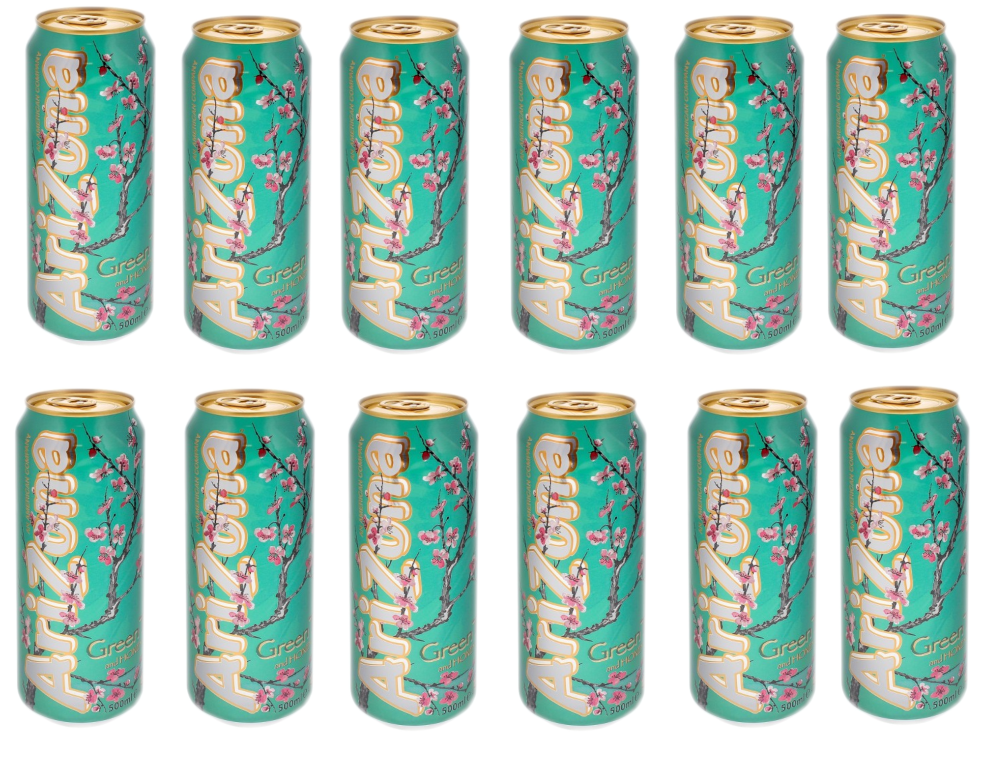 Zielona herbata w puszce Arizona green tea 12 x 500ml