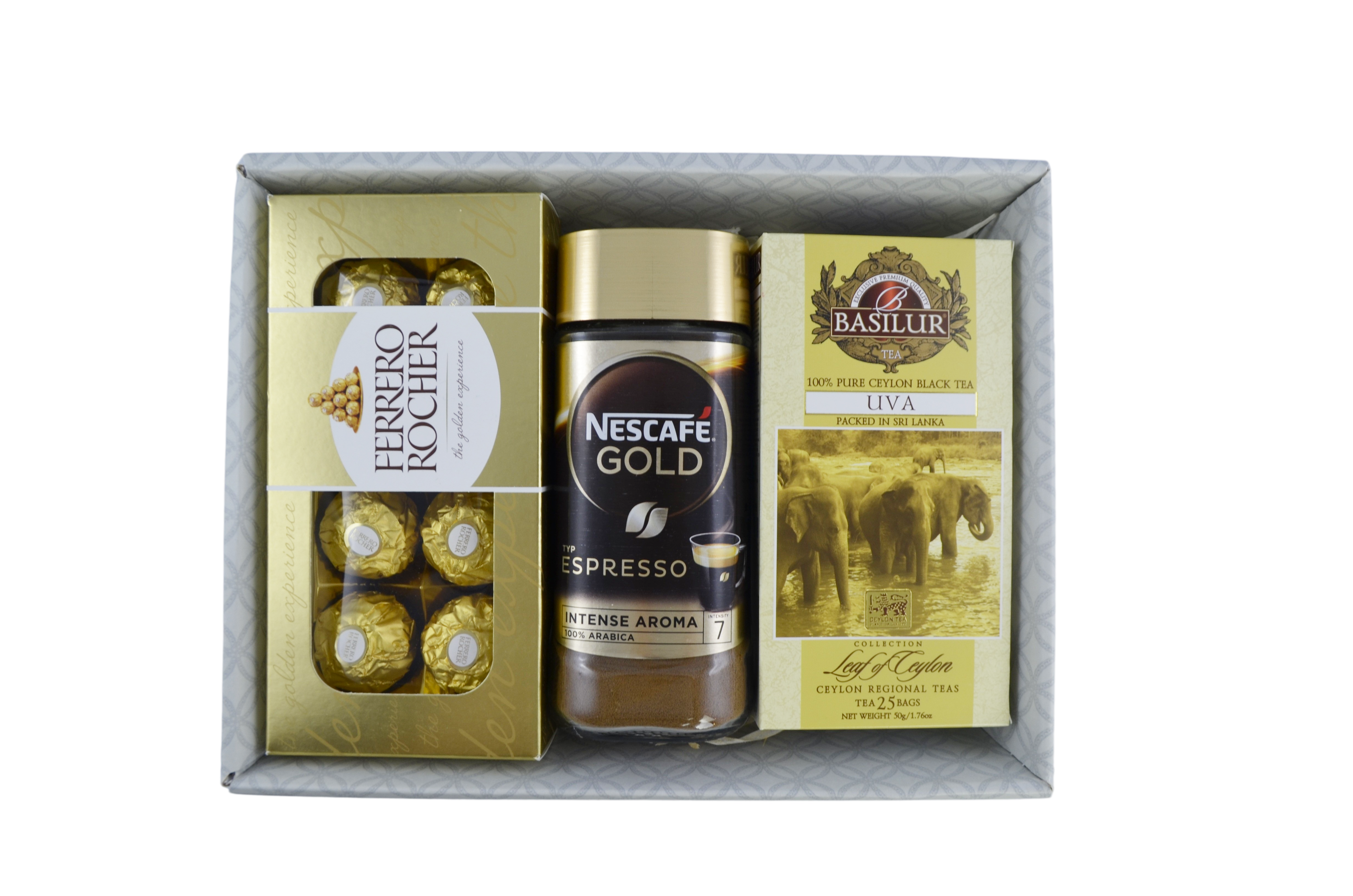 Zestaw prezentowy kosz okazjonalny na imieniny prezent