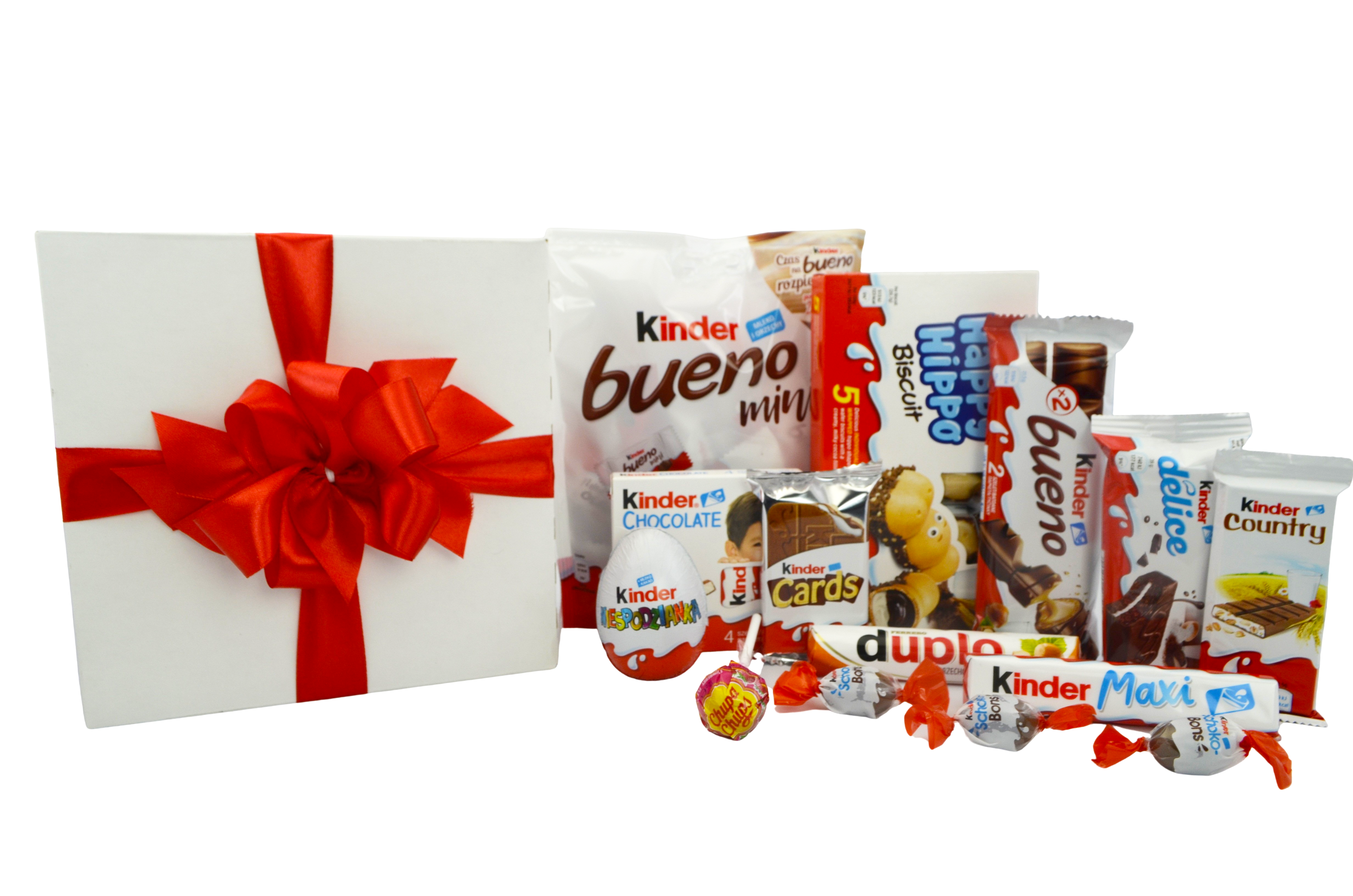 Zestaw słodyczy Kinder box prezentowy na urodziny prezent