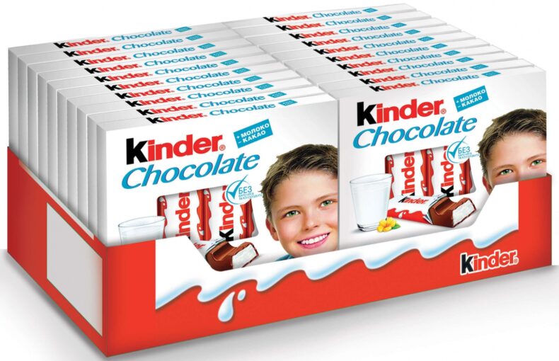 Kinder Chocolate mała czekolada mleczna 20 szt x 50g 1000g 1kg