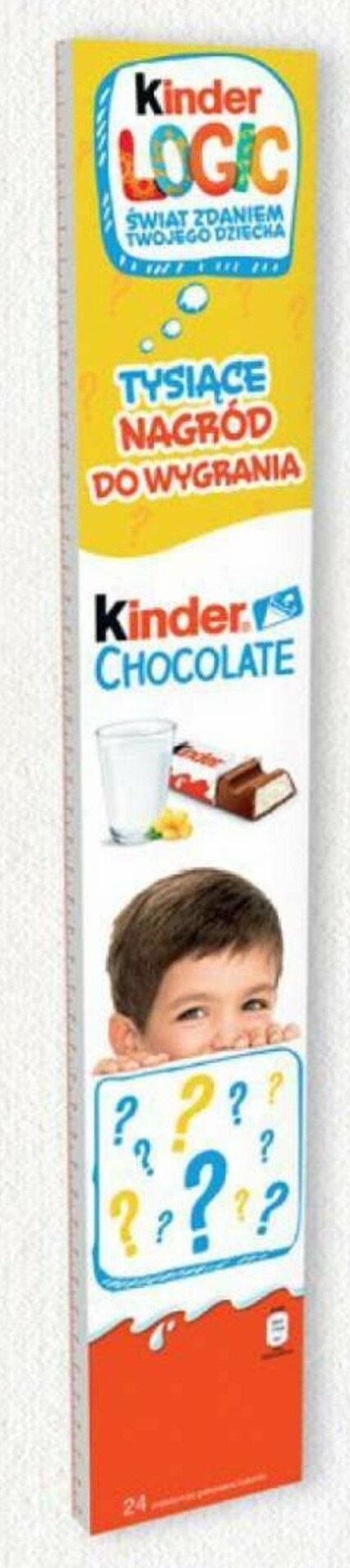 Kinder Chocolate czekolada pół metra 3 x 100g 300g