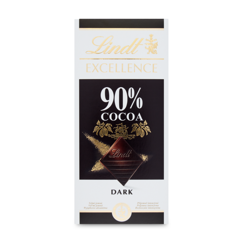Czekolada deserowa Lindt Excellence 90% cocoa dark 100g