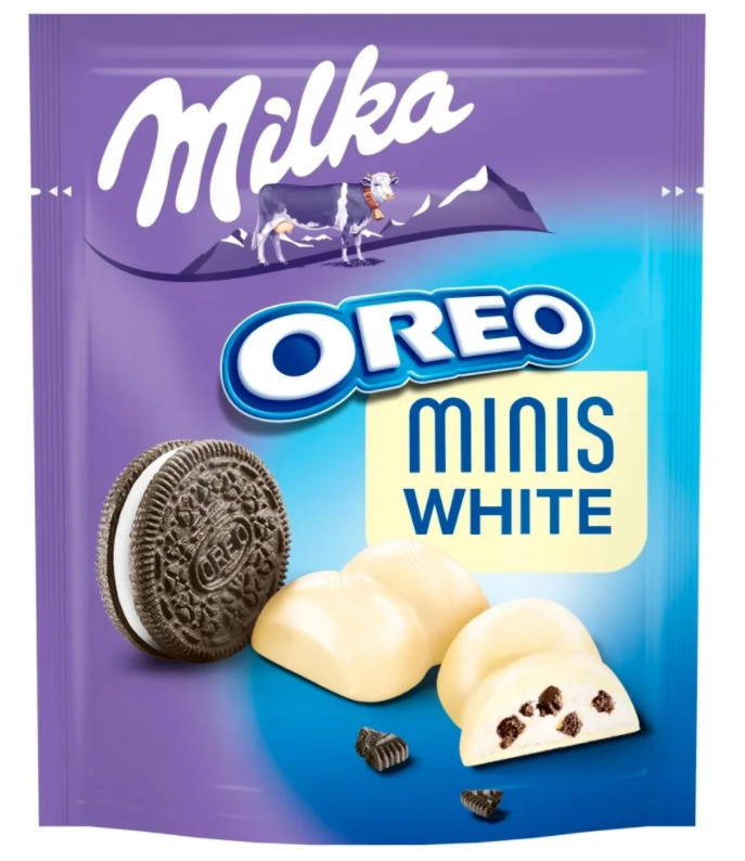 Czekoladki Milka Oreo Minis White biała czekolada 153g