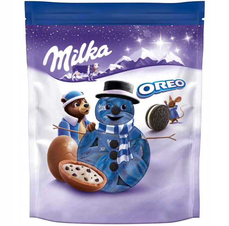 Cukierki Świąteczne Milka Oreo Bonbons Święta 86g