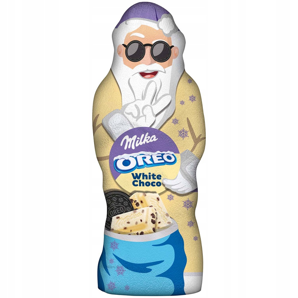 Czekoladowy Mikołaj Milka Oreo White Santa Święta 100g