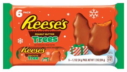 Ciastka Reese's Peanut Butter Trees Święta 6 szt x 34g 204g