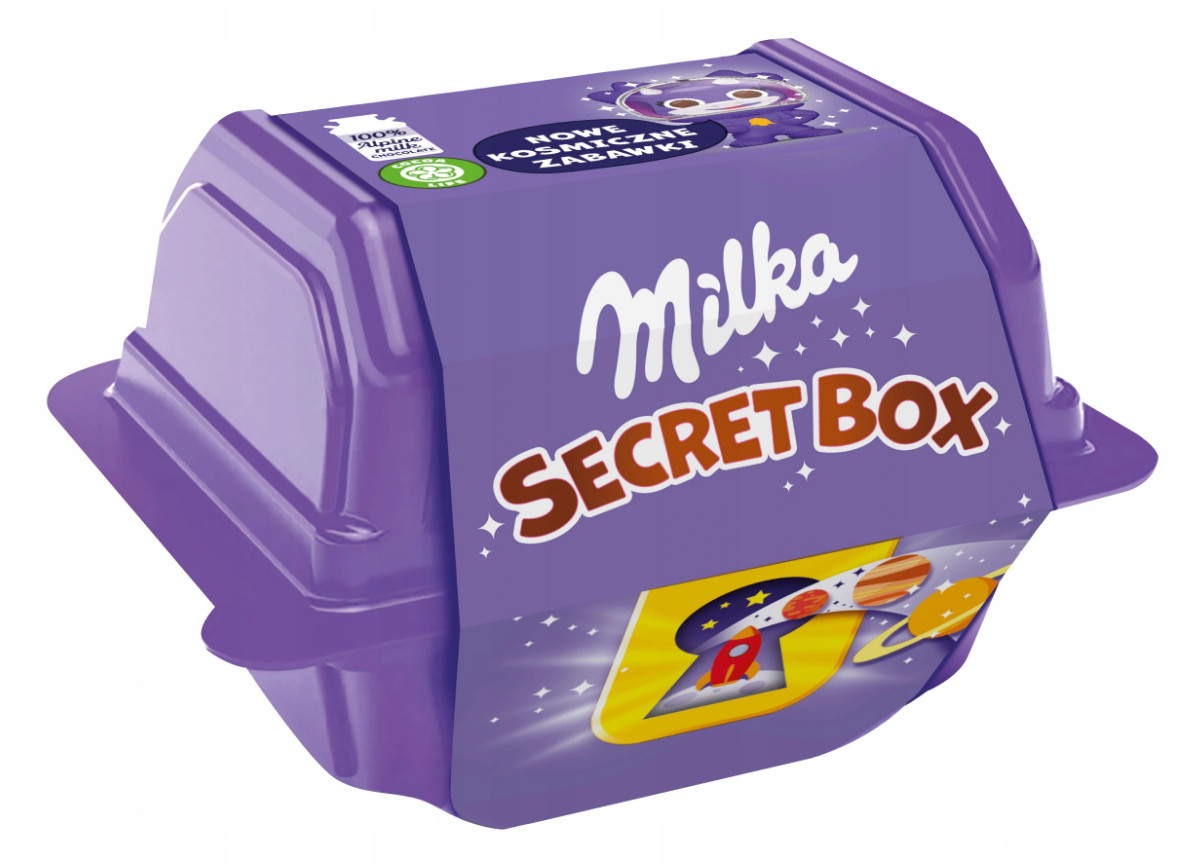 Milka Secret Box z niespodzianką 24 szt x 14,4g 345,6g