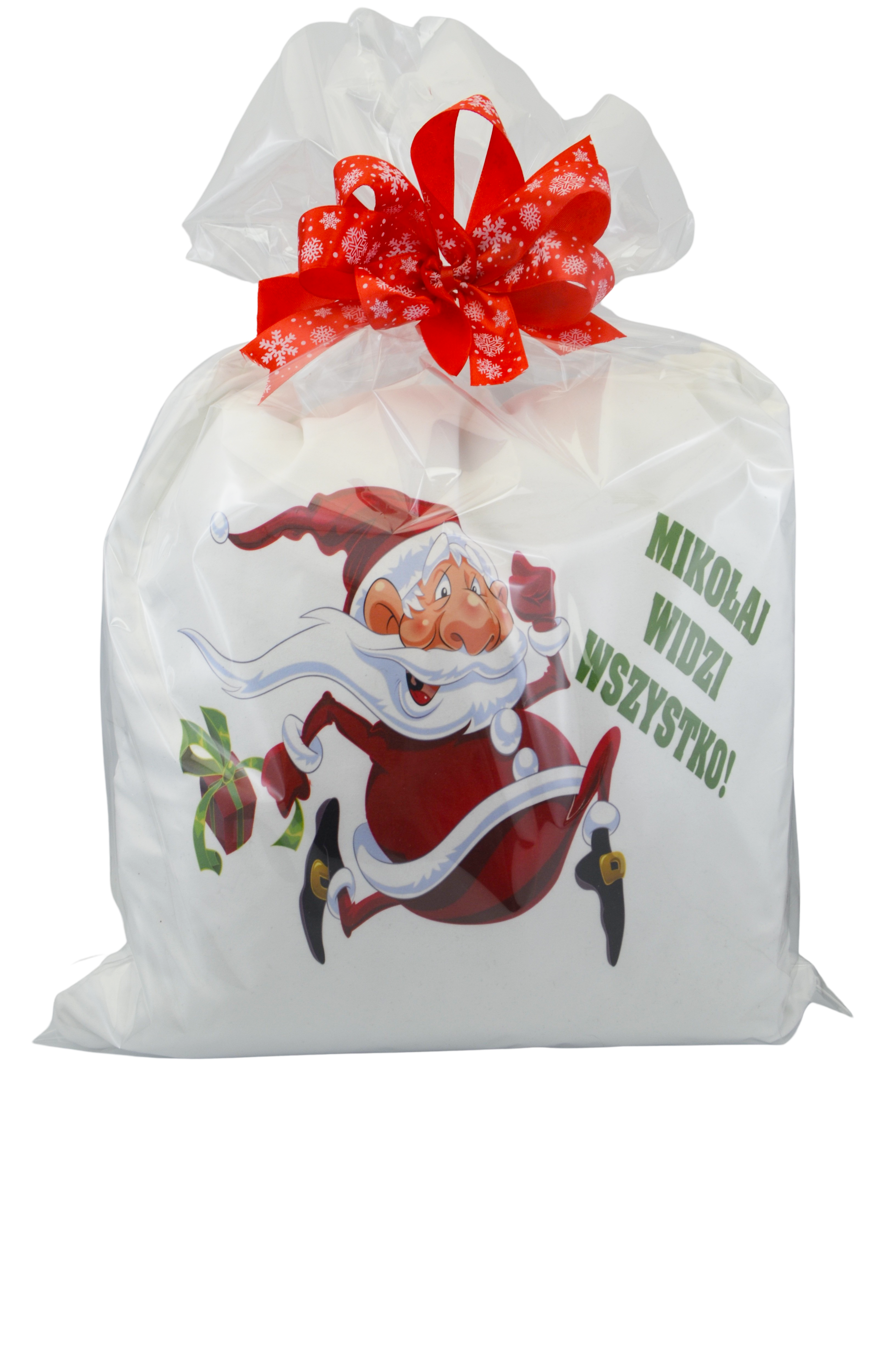 Prezent na Święta poduszka Świąteczna Mikołaj