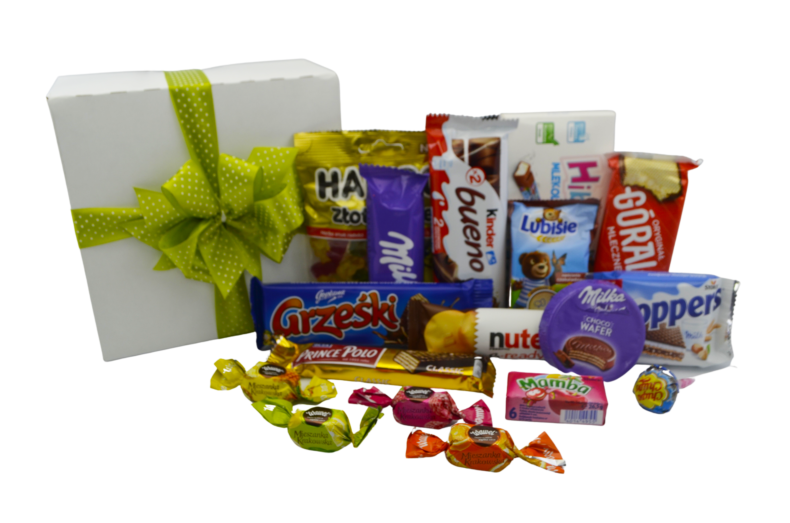 Zestaw prezentowy na urodziny box słodyczy dla dziecka