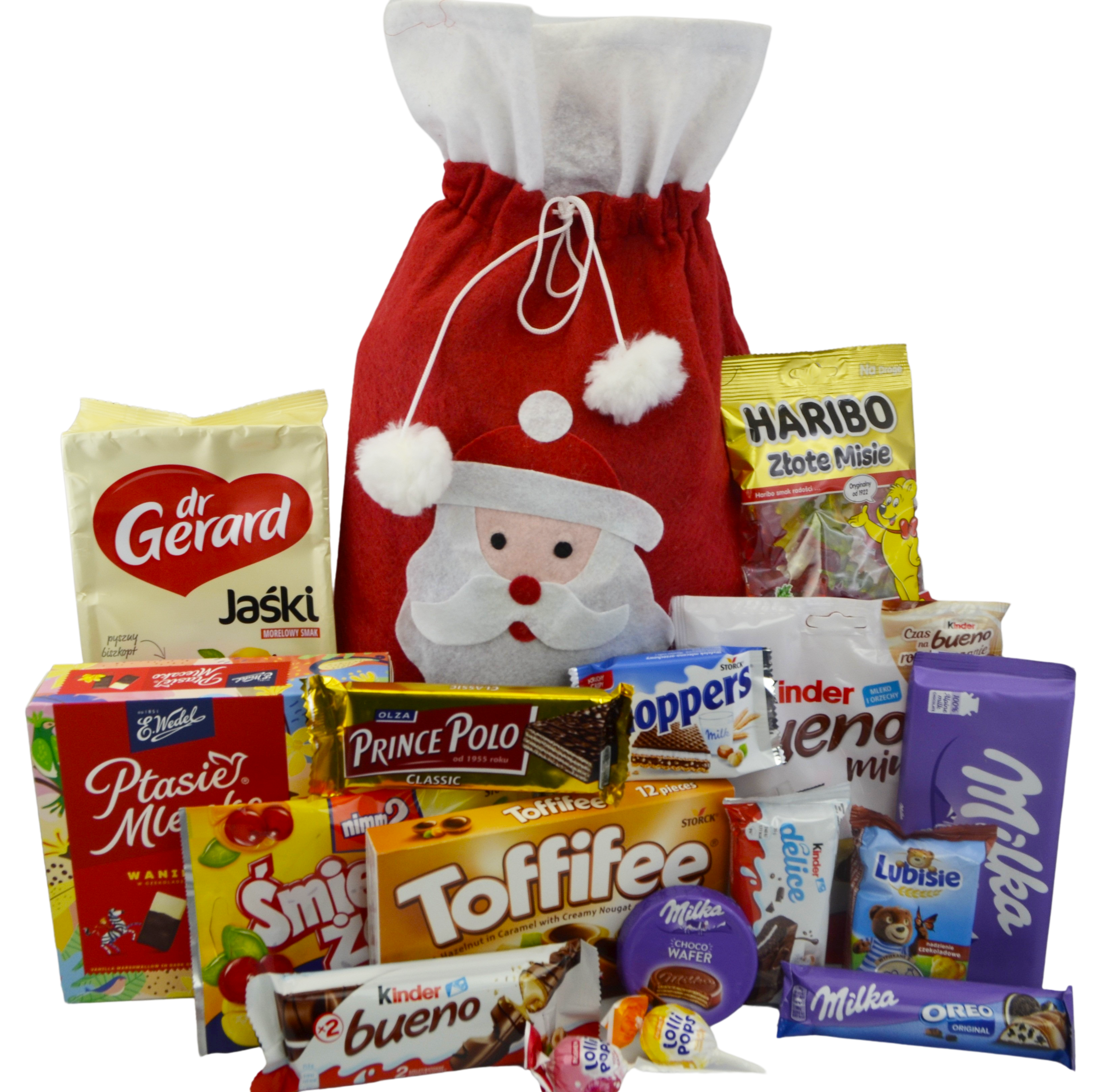 Duży worek Świętego Mikołaja pod choinkę na prezent XXL