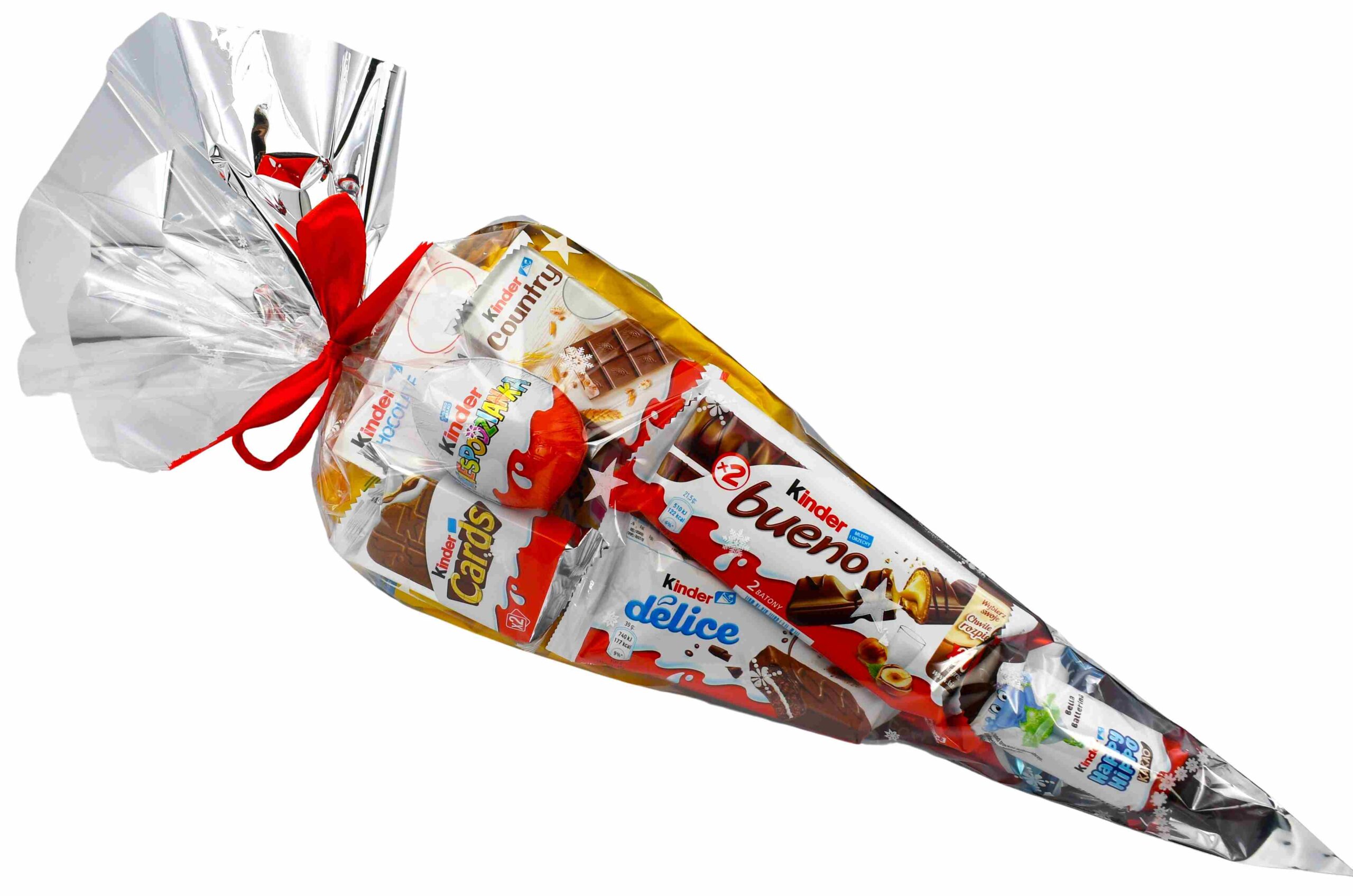 Świąteczna paczka słodyczy Kinder Mikołaj Święta