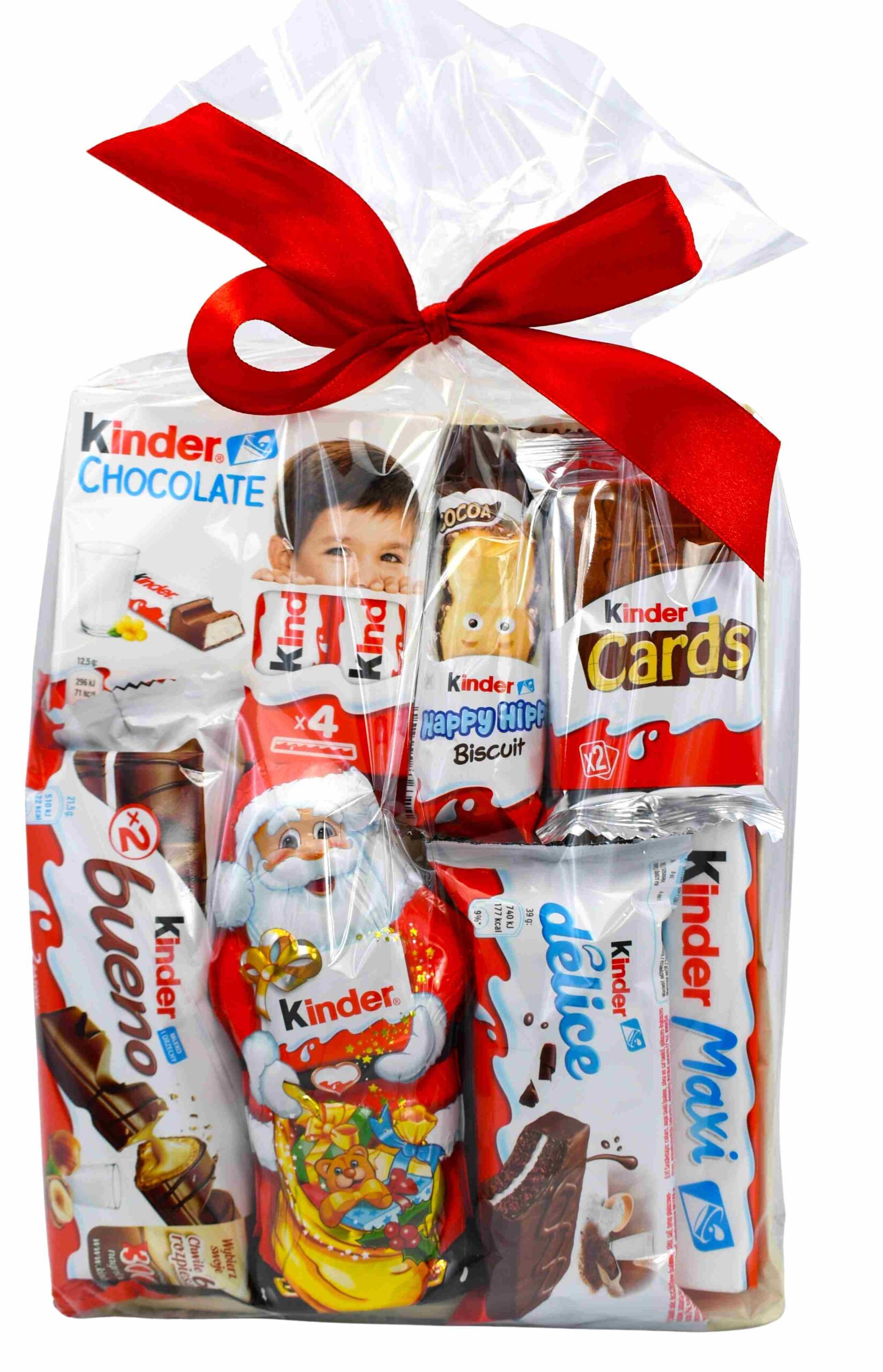 Paczka Mikołajowa pod choinkę Mikołaj Kinder 55g ŚWIĘTA pod choinkę