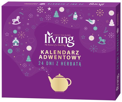 Kalendarz adwentowy herbata Irving Święta zestaw herbat
