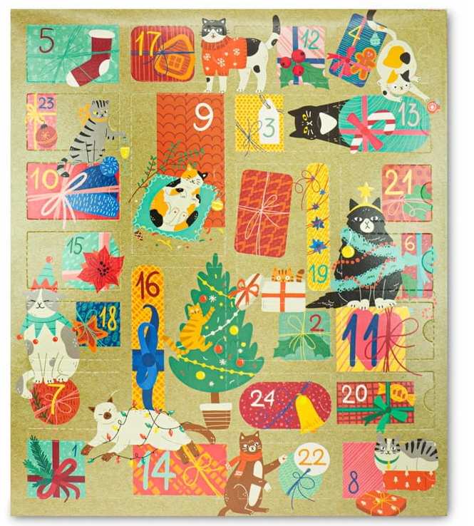 Kalendarz adwentowy dla kota przysmaki Święta 150g