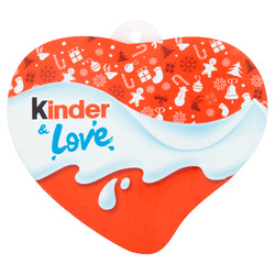 Figurka czekoladowa Kinder & Love na święta serce 37g