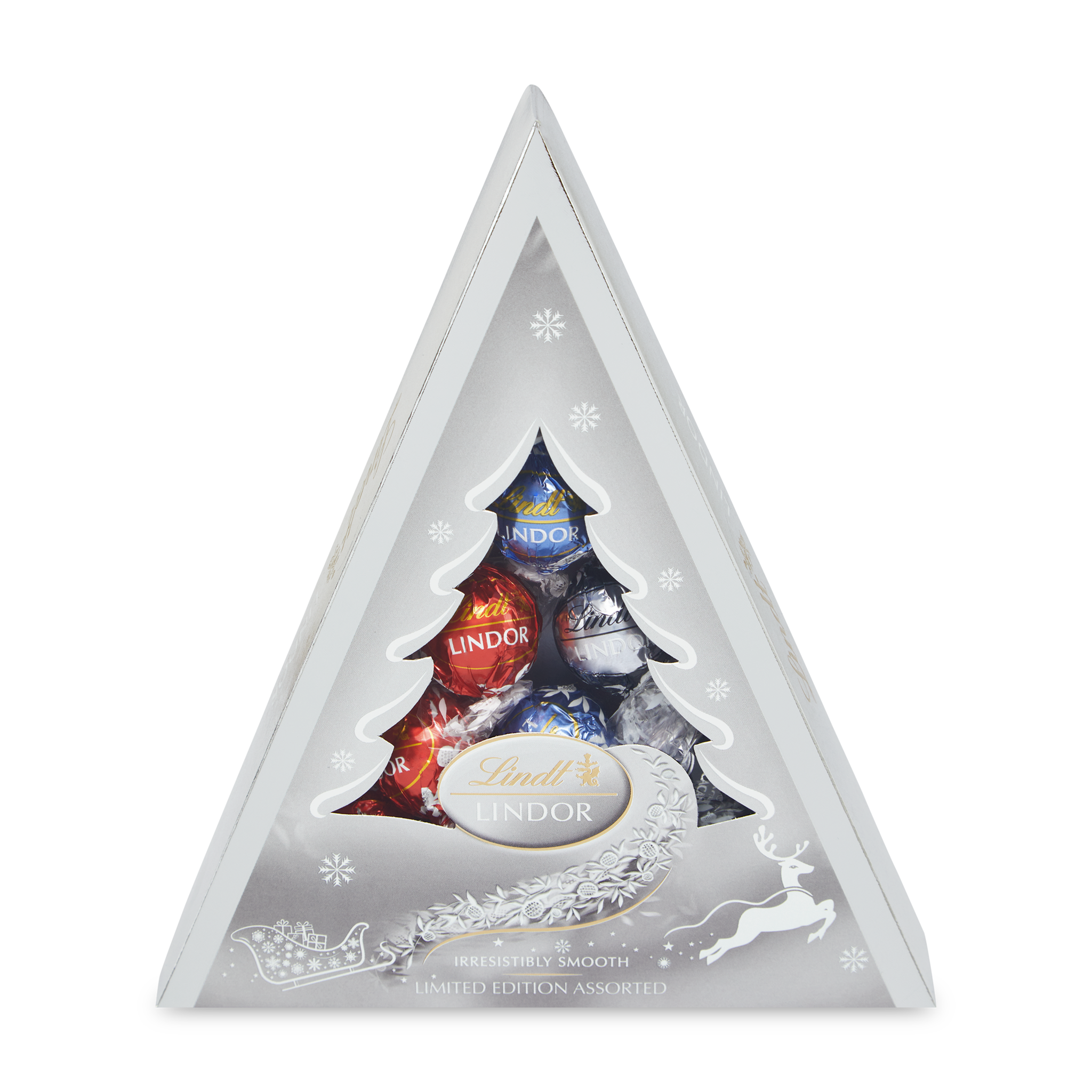 Praliny Lindt Lindor Assorted Silver na Święta choinka 125g