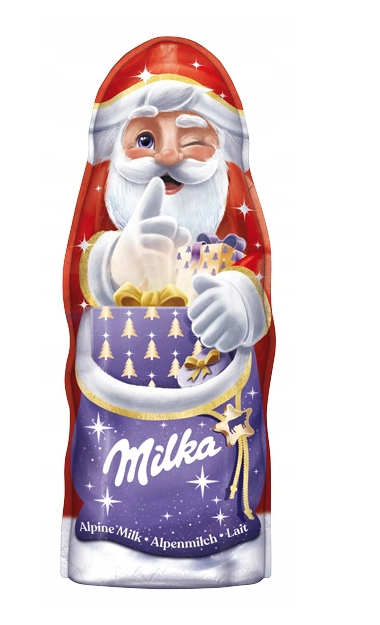 Figurka Świętego Mikołaja Milka Mikołaj Święta 45g