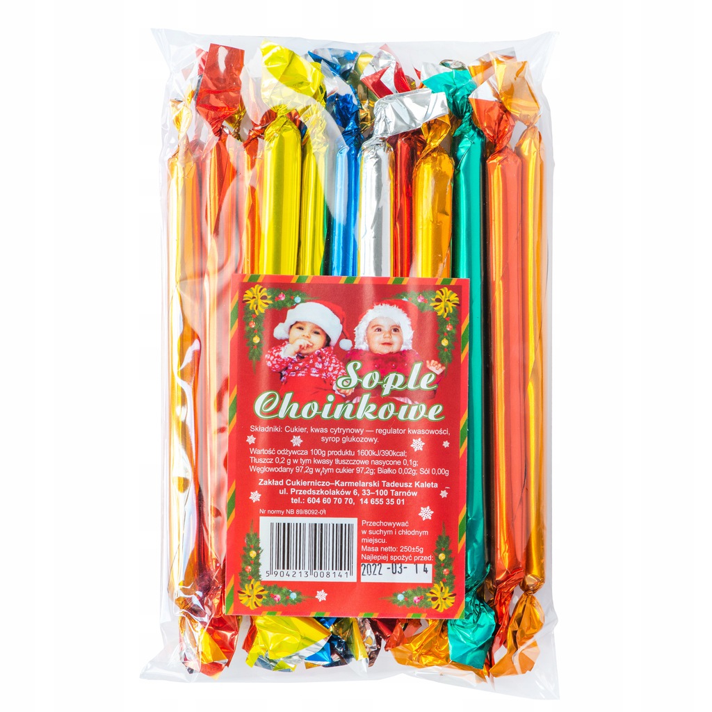 Laski pudrowe na choinkę sople choinkowe Święta 250g