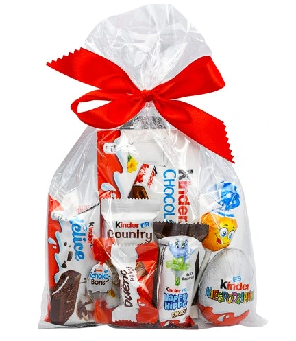 Zestaw słodyczy Kinder dla dziecka jajko prezent