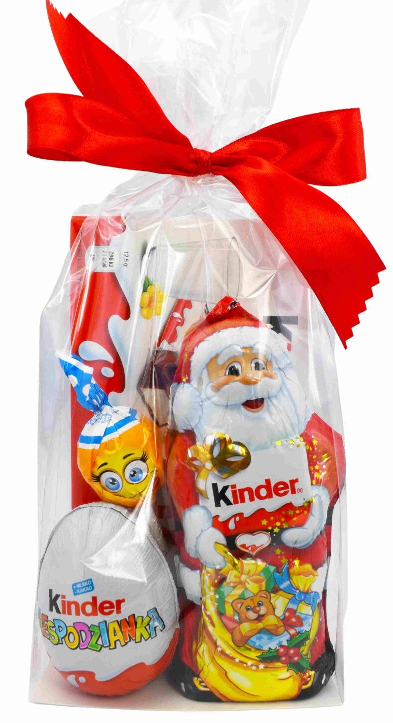 Paczka Mikołajowa Kinder prezent na Święta Mikołaj