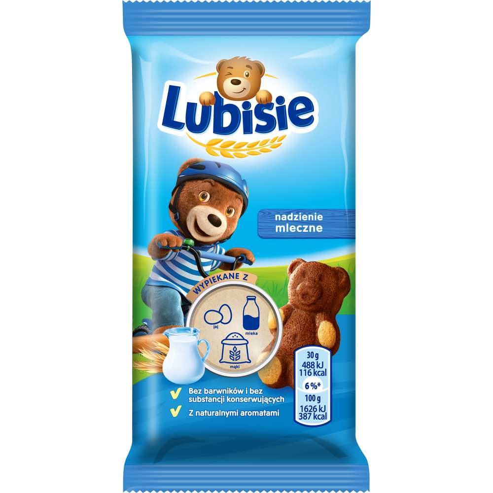 Ciastka biszkoptowe Lubisie mleczne 24szt x 30g