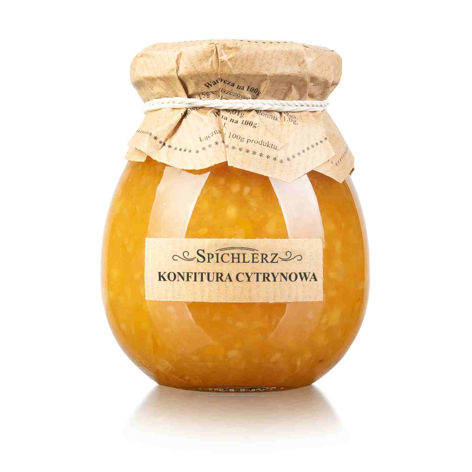Konfitura cytrynowa naturalna z cytryn dżem Spichlerz 315g