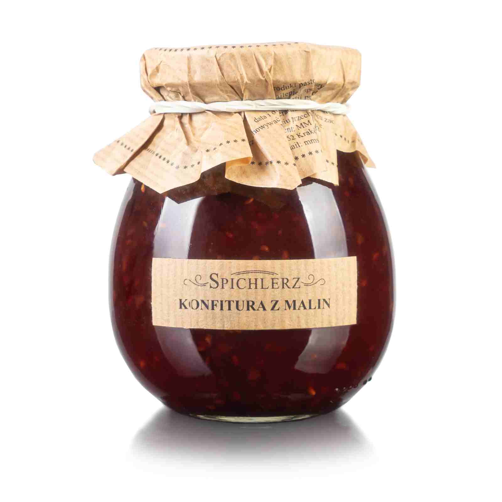 Naturalna konfitura z malin do herbaty Spichlerz 300g