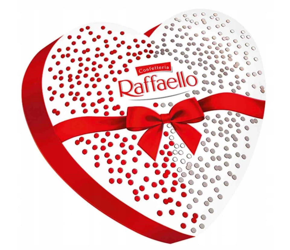 Bombonierka serce Raffaello Walentynki Dzień Kobiet 140g