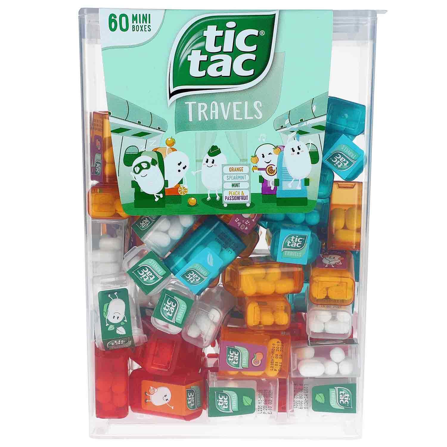 Cukierki Tic Tac Travel Mini mix smaków 60szt XXL 228g z Niemiec