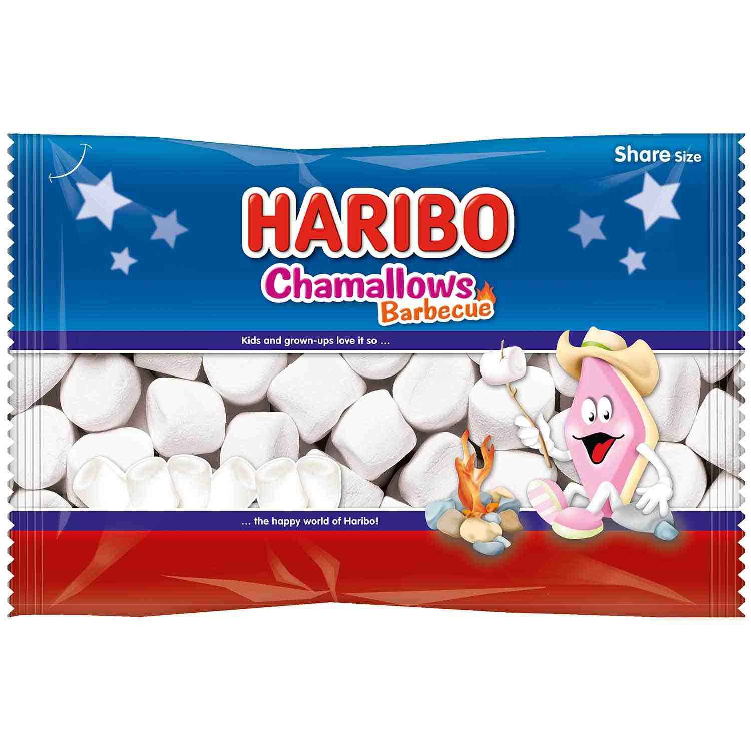 Pianki żelki Haribo Chamallows BBQ na Grilla 300g
