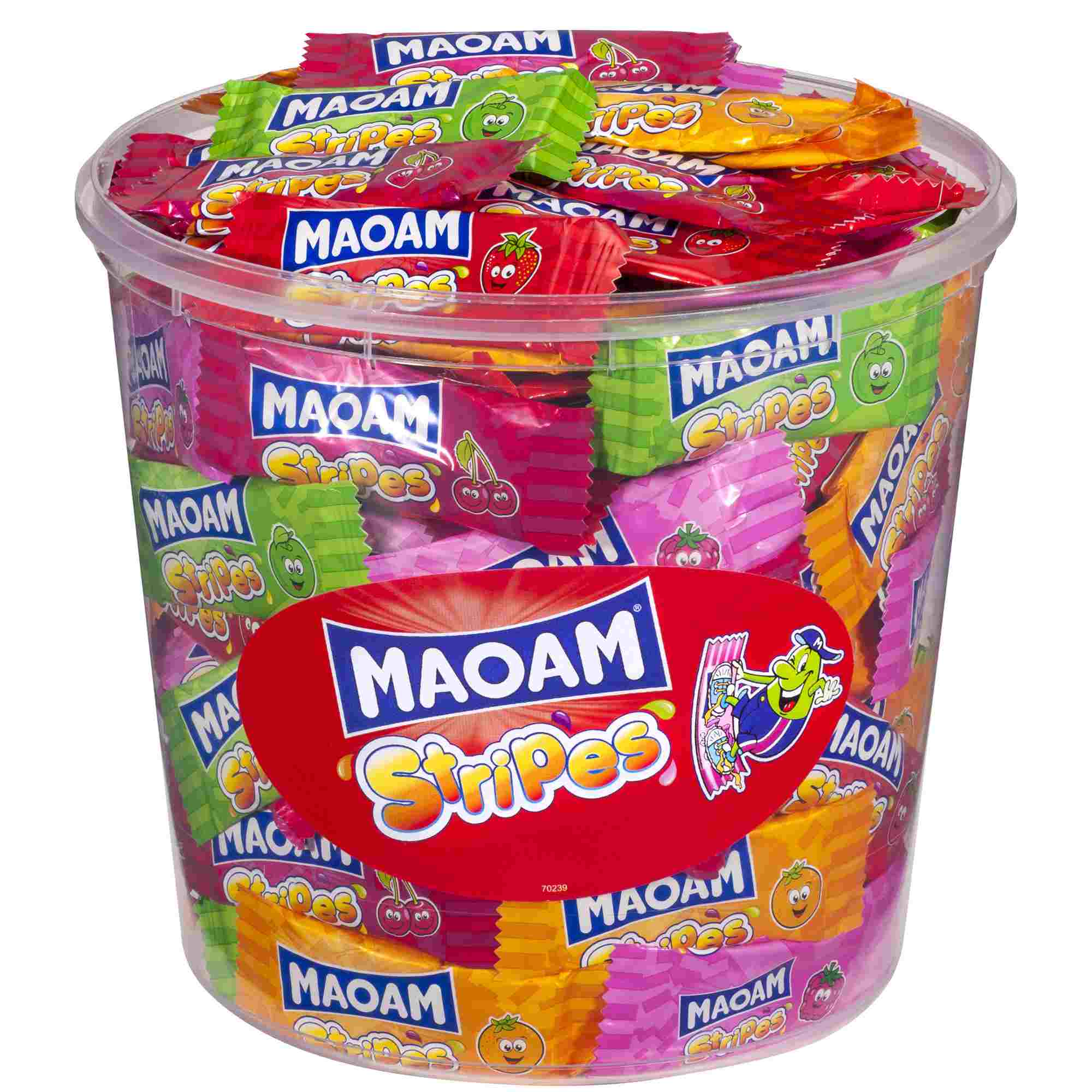 Gumy owocowe rozpuszczalne Maoam Stripes 1050g 150szt z Niemiec