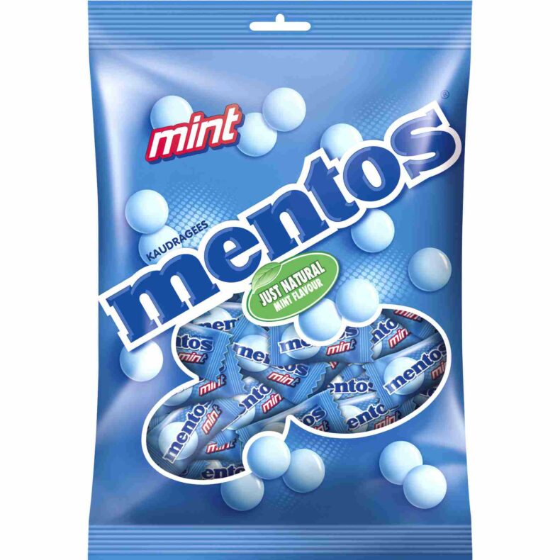 Cukierki miętowe Mentos Mini Mint 500g 175 szt z Niemiec