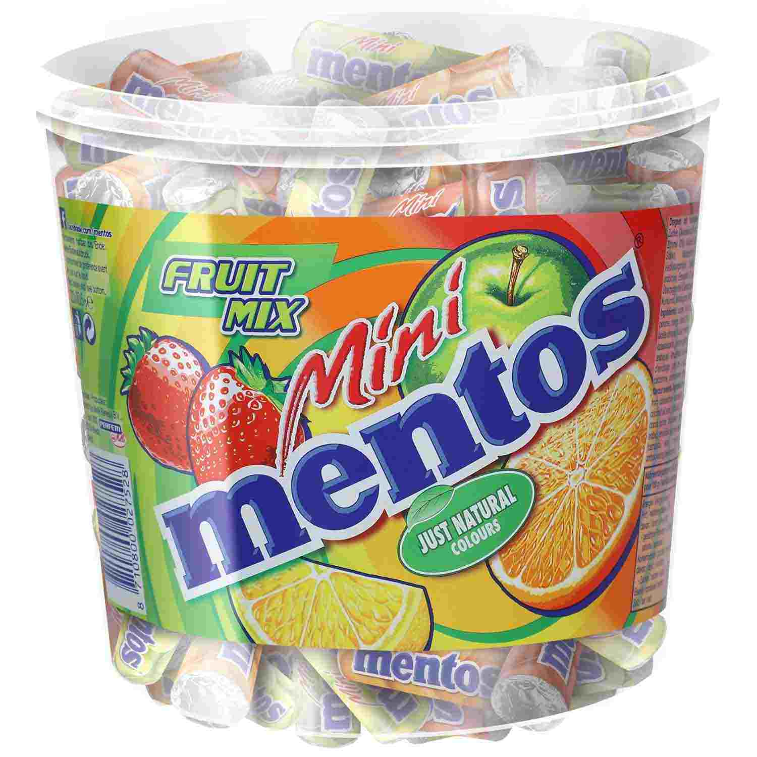 Cukierki owocowe Mentos mini 120 szt x 10,5g 1260g z Niemiec