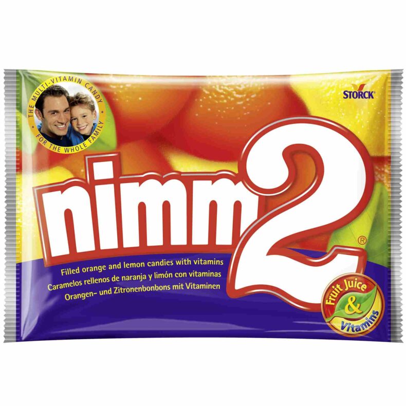 Owocowe cukierki Nimm2 duża paczka 1kg XXL z Niemiec