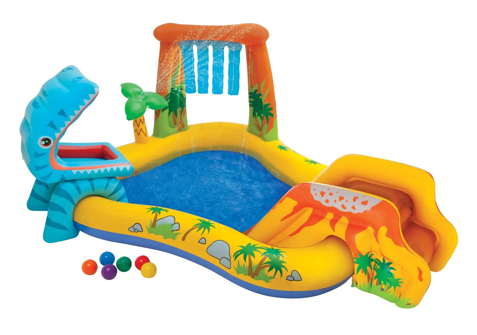 Duży dmuchany basen wodny plac zabaw dla dzieci do wody 259 cm x 191 cm