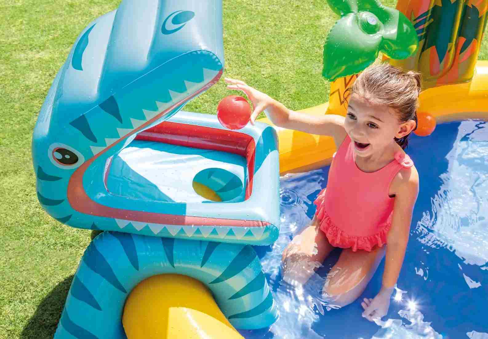 Duży dmuchany basen wodny plac zabaw dla dzieci do wody 259 cm x 191 cm