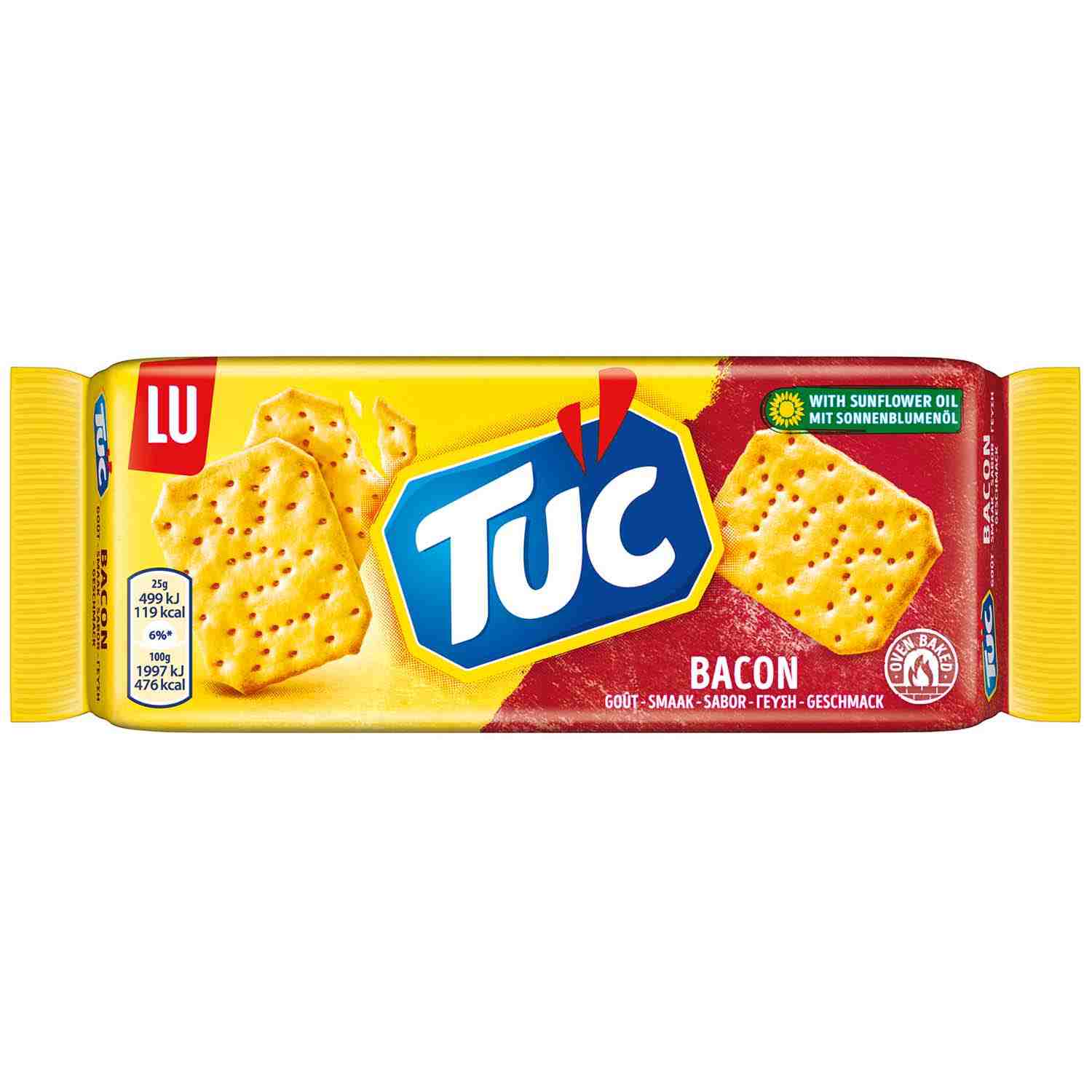 Krakersy Lu Tuc bekonowe Bacon 100g z Niemiec