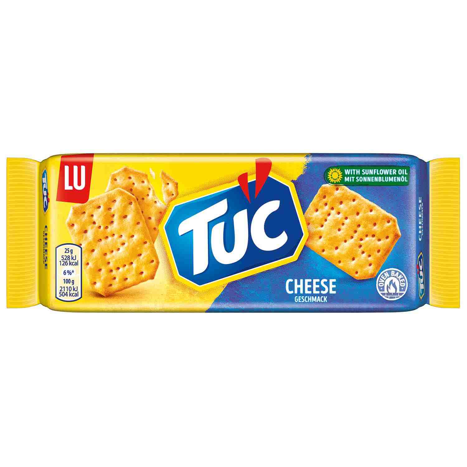 Krakersy serowe Lu Tuc Cheese 100g z Niemiec